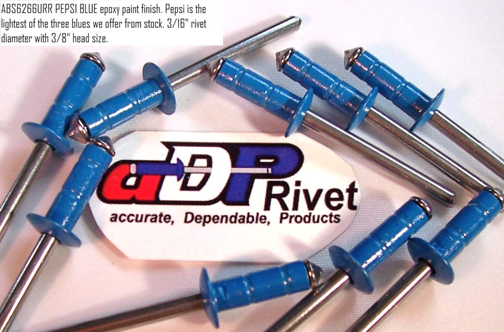 Race Car Rivets 3/16 ABS6266 Gray small head ultimate multigrip